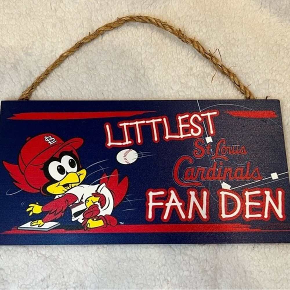 Saint Louis Cardinal’s Decorative Sign Baby Kid’s Room EUC